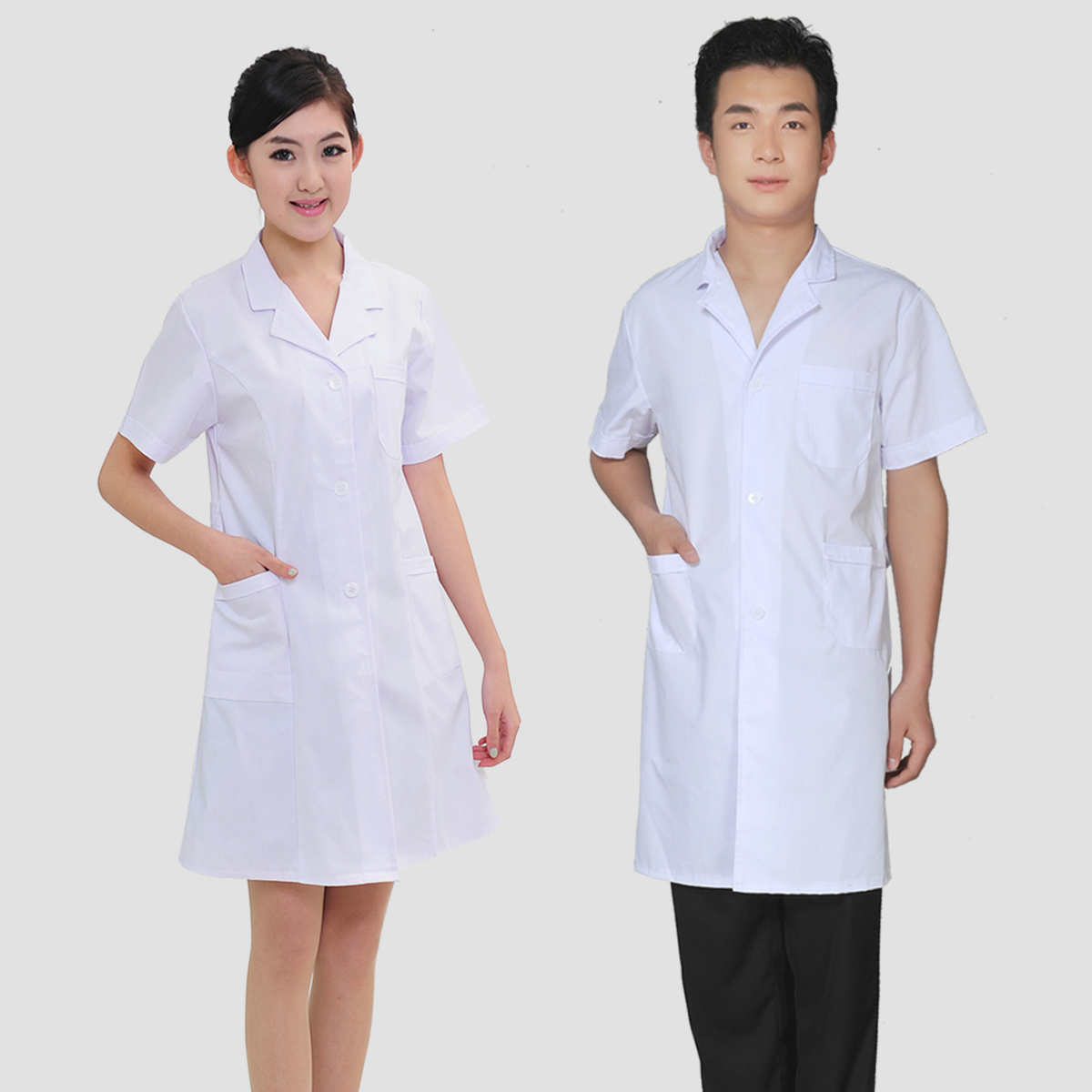 Đồng phục bệnh viện áo blouse dành cho bác sĩ nam và nữ